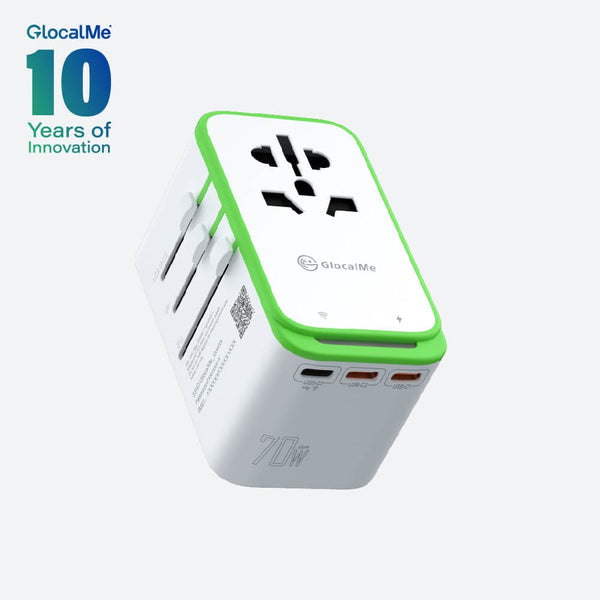RoamPlug GlocalMe RoamPlug，Four-in-One Universal Travel Adapter
