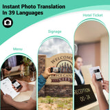 Fluentalk by Timekettle, T1 Mini Translator Device No WiFi Needed, Built in 1-Year Global Mobile Data, Supports 36 Languages and Photo Translation, Instant Language Translator for Travelling Freely