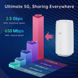 NRadio 2023 New 5G NR SA NSA Router with SIM Card Slot,AX1800 WiFi 6 CPE Router