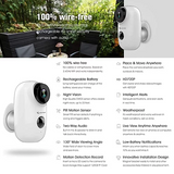 Adorbee A3 Rechargeable Battery Outdoor Wireless Security Cameras