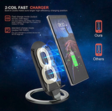 Fast Wireless Charger, 2-Coils Wireless Charger Pad