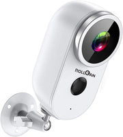 Wireless Rechargeable Battery Powered WiFi Camera, Home Security Camera, Night Vision, Indoor/Outdoor, 1080P Video with Motion Detection, 2-Way Audio, Waterproof, compatible with Cloud Storage/SD Slot