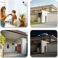Wireless Security Outdoor Camera with Solar Panel: Battery Powered 1080p WiFi Night Vision Cameras for Home Outside Surveillance Works with Adorcam App