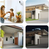 Wireless Security Outdoor Camera with Solar Panel: Battery Powered 1080p WiFi Night Vision Cameras for Home Outside Surveillance Works with Adorcam App