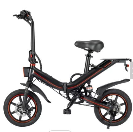 V5 MINI folding ebike for adult 400W motor mini electric bicycle Double disc brake electronic bike