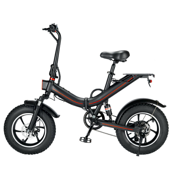 500W V7 Folding Electric Bike for Adults 18mph Double disc brake E-City Bike