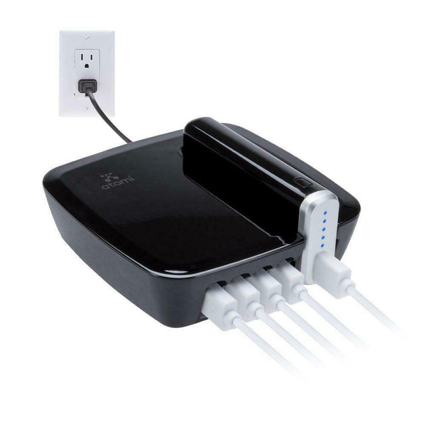 Boost Station with Removable 4000mAh Battery with 4 Additional UBS Ports