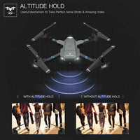 SNAPTAIN A15H Foldable FPV WiFi Drone w/Voice Control/120°Wide-Angle HD Cam