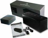 Que Design Wireless Multiroom Portable Bluetooth WiFi Speaker System with NFC