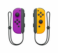 NEW Nintendo Switch Joy Con Wireless Controller Official Neon Purple Orange