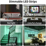 Maravi LED Strip Lights, Maravi Bluetooth Waterproof 10M Color Changing Lights.