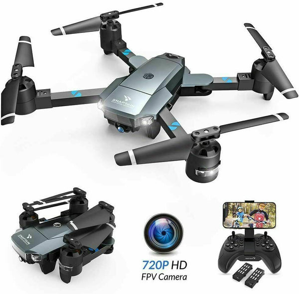 SNAPTAIN A15H Foldable FPV WiFi Drone w/Voice Control/120°Wide-Angle HD Cam